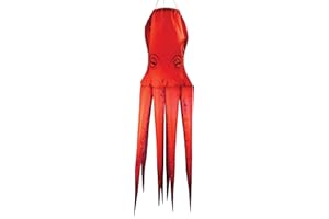 In the Breeze 5206 — 40-inch Octopus 3D Windsock — Realistic Sea Life Windsock for Homes, Gardens, Classrooms with Free Flowing Tentacles