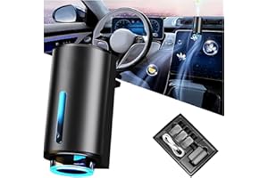AINID Difusor de clip de ventilación de coche, ambientador inteligente, difusor de aroma inteligente para automóvil con 3 piezas de aceite esencial para hombres y mujeres (Cha-nel)