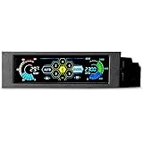 KKmoon Sunshine-tipway STW Lüftersteuerung 5,25"5 Kanal Touchscreen Temperaturüberwachung Automatische Geschwindigkeitskontro