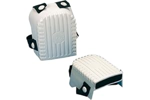 Karl Dahm Rodilleras en forma de caja, color blanco, 1 par I Rodilleras suaves y resistentes para aliviar la tensión de las rodillas I Ideal para soladores – 10194