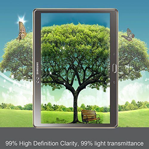 Samsung Galaxy Tab S 10.5 Zoll (SM-T800/SM-T805) Panzerglas Schutzfolie, iVoler® Premium Panzerglasfolie folie Displayschutzfolie Hartglas Gehärtetem Glas DisplayPanzerglas Schutzfolie Displayschutz Tempered Glass Screen Protector für Samsung Galaxy Tab S 10.5“ (SM-T800/SM-T805) – 0,3mm Dünn, 9H Härtegrad, 2.5D Abgerundete Kanten – [Kratzfest][Hohe Transparenz] [Fingerabdruck-frei][Blasenfrei]-Lebenslange Garantie - 7