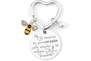 QTZXZX Llavero Maestra Regalo Maestro Regalo Fin de Año Escolar Regalo Maestro Regalo Navidad Regalo Maestro Regalo MaestroUn gran PROFESOR es difícil de encontrar e imposible de olvidar