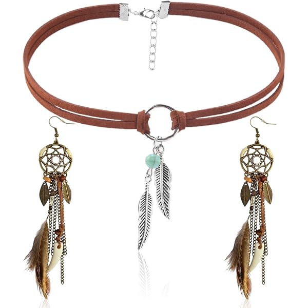 Amoar Feder-Stirnband – Indianer-Look Hippie Kopfschmuck Für Festival, Karneval Und Boho-Outfit