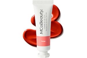 MCoBeauty - Cheek and Lip Tint - Dewy Gel-Cream Formula for Buildable Colour - Multi-Use Tint for Lips and Cheeks with a Soft Radiant Finish - Tango, True Orange Shade
