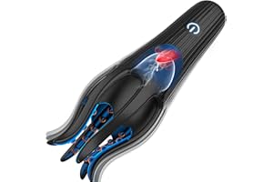 Masturbádores Masculino Juguetes Sexuales Hombre10 Modos Lamido de Lengua y Vibración, Tagnaff Masturbador Masculino Vibradorador con 36 Partículas 3D de Pene Juguetes Eróticos para Sex Toýs Male