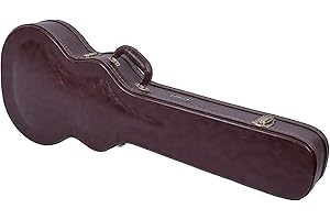 Crossrock CRW620LBR Wooden Case for Les Paul Electric Guitars Brown (CRW620LBR)
