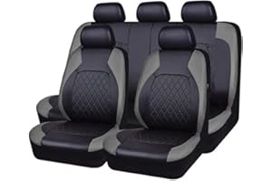 FPVPRO 5Seats Fundas Asientos Coche Cuero para Volkswagen VW Golf VIII Vi V IV III II I MK 8 7 6 5 4 3 R GTE/GTI/GTD/Clubsport 45, Impermeables Juegos De Cubreasientos Interior Accesorios