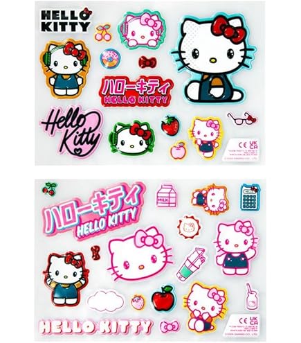 Autocollant Hello Kitty Vinyle Pour Voiture - Taille Au Choix, Extérieur, Fabrication USA, 5 Ans Garantie