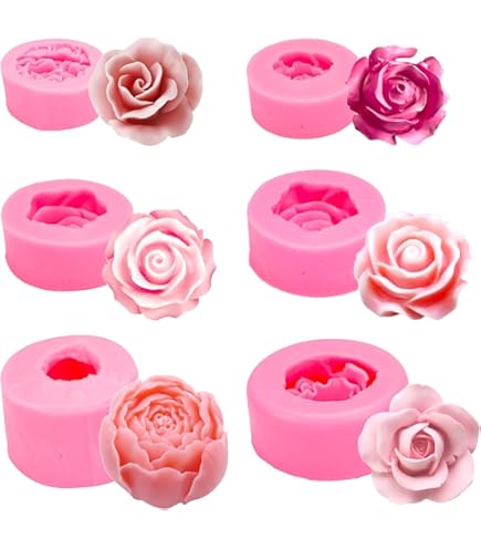 Siliconen Mallen Flower Voor Kaarsen