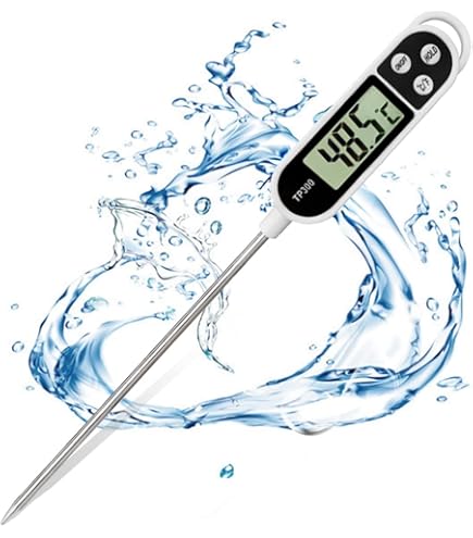 Termometro Alimentare Impermeabile IPX7 - Sonda Lunga, Da -50°C A +300°C, Per Cucina, Candele E Liquidi - Foto 7