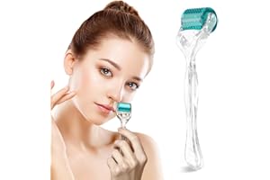 KYLOS Derma-Roller mit 540 Titan-Nadeln, 0,5mm Mikronadeln für Gesicht & Körper, Effektiv gegen Falten, große Poren, Dehnungsstreifen und Narben, Professionelle Hautpflege für zu Hause