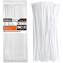 Meister Kabelbinders - Praktische set - 100 stuks - wit - 300 x 4,8 mm - stevig nylon - vormvast - duurzaam en robuust/kabelbinderset voor bundelgoed/ kabelverbinders / 7452580, 300 mm