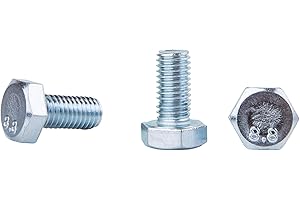MARCOPOL Lot de 30 boulons hexagonaux DIN 933 en acier zingué M10 x 20 mm 8,8 Grade Vis à tête hexagonale Filetage complet Boulon taraud (30 M10 x 20 mm)