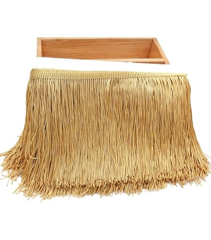6 metri di perline da appendere con nappe e frange, nastro in tessuto, decorazione per tavolo da matrimonio (rosa