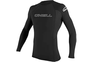 O'Neill Wetsuits Men's Basic Skins UPF 50+ Long Sleeve Rash Guard Rash-Guard-Shirts (Pack of 1)