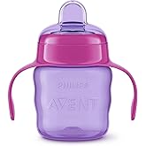 Philips Avent SCF551/03 Easy Sip Soft Spout - Easy to Drink - Suitable from 6m+ - 200ml - Dishwasher Safe - BPA Free - Lilac/