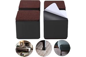 HAMON Möbelerhöhung aus Karbonstahl 4 Stück 5.2 * 4CM Robuste Möbelerhöhung, Klebstoffinstallation Sofas Schränken Unterstützt 5000lbs zu Betten Sofas und Schränken Hinzu