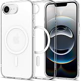 Spigen iPhone 17e / 16e ile Uyumlu MagSafe Kılıf Liquid Crystal Mag Fit Sararmaya Dayanıklı ince Beyaz Şeffaf Kapak - ACS0915