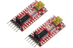 DUTTY FT232RL FTDI Mini USB to TTL Serial Converter Adapter Module 3.3V 5.5V FT232R Breakout FT232RL USB to Serial Mini USB to TTL Adapter Board for Arduino