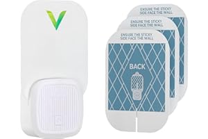 VEYOFLY Piège à Insectes Volants, Attrape-Insectes, piège à Mouches intérieur, Maison Plus sûre,moucherons, Mites, moustiques, lumière Anti-Insectes à Brancher (1 appareils + 3 Cartes de glu)