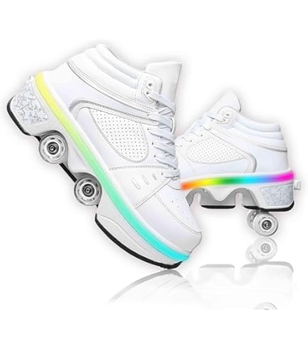 Chaussures Roller HUOQILIN Skate à Roulettes Cachées Pour