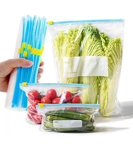 Produktbild von 30 Stück Gefrierbeutel Mit Zip-Verschluss - Wiederverwendbar In 3 Größen