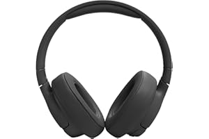 JBL Auriculares Tune 720BT, inálambricos por Bluetooth, 76 horas de reproducción con Pure Bass, plegables, negro