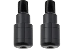 LT Easiyl 2 Piezas Extremo del Manillar de La Motocicleta M16 x 28mm Enchufe del Manillar de La Motocicleta Compatible con Yamaha MT01 MT-01 MT03 MT-03 MT07 MT-07 MT09, Negro