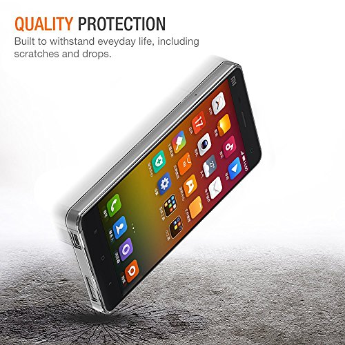 iVoler Funda Xiaomi Mi 4 Slim Fit Xiaomi Mi 4 Funda Carcasa Case Bumper con Absorci  n de Impactos y Anti-Ara  azos Espalda Case Cover para Xiaomi Mi 4 - Transparente