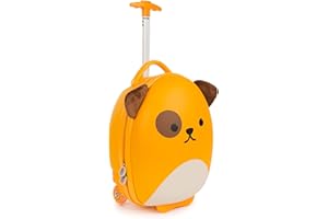 Boppi walizka na kółkach dla dzieci. Lekka walizka podróżna dla dzieci do ciągnięcia z kołami, w rozmiarze bagażu podręcznego (pojemność 17 l)