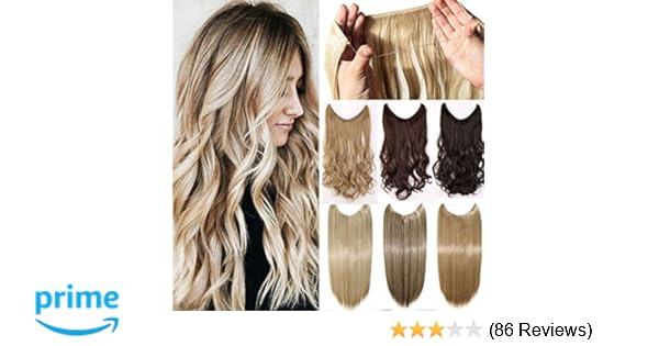 Secret Wire In Hair Extensions Straight Curly Wavy Hair Extension
