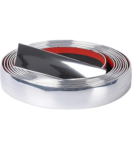 Nastro Metallico Argentato Autoadesivo - 5 Metri X 1 Cm Per Rifiniture Fai Da Te - Foto 11