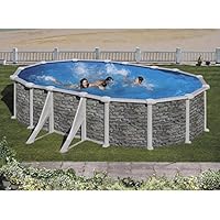 Piscina de Acero Gre ovalada Córcega 500X350x132cm