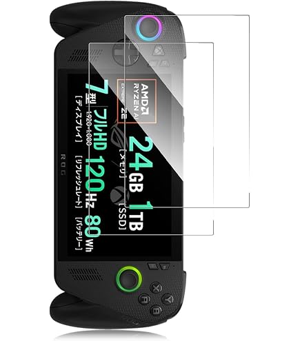 SeNool Vetro Temperato Per Asus ROG Ally X (2 Pezzi) - Protezione Schermo 9H, Anti-impronta E Facile Da Installare - 5