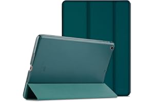 ProCase Coque iPad 9.7, Housse iPad 6, iPad 5, Modèle A1822 A1823 A1893 A1954, Étui Protection iPad 2018, iPad 2017–Émeraud