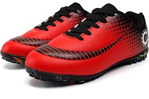 YHLLZY Boys Football Boots Kids Football Shoes Astro Turf Trainers Girls Soccer Athletics Training Shoes Teenager Outdoor Sport Shoes Sneakers for Unisex Kids