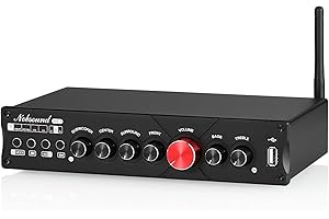 Nobsound HiFi 5.1 Channel Bluetooth Amplifier Stereo Home Theater Power Amp Subwoofer Amplifier Audio Amplifier