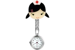 Lancardo Orologio Nurse Quarzo Infermiera Medico Donna Cartone Quadrante Digitale Non Impermeabile,Stile da scelta