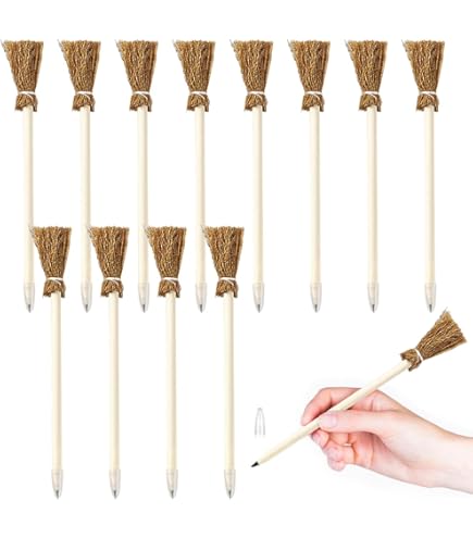 Lot De 20 Crayons De Magicien De Sorcière Pour Halloween, Anniversaire, Fête à Thème Magique, Cadeaux De Récompenses Scolaires