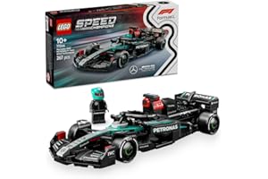 LEGO Speed Champions Mercedes-AMG F1 W15 Race Car Toy with a Collectible Formula 1 Driver Minifigure - Model Kits for 10+ Year Old Boys & Girls or Adult Motorsport Fans 77244