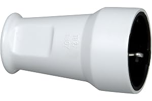 Kopp 182702004 plastskyddskontakt kopplare med böjskydd