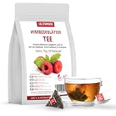 ULTHMOK Raspberry Leaf Tea 50 Tea Bags - Raspberry Leaf Tea Preparation for Pregnancy and Childbirth I 100% Natural Red Raspb