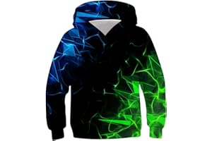 Fanient Kids Teen Girl Boy Hoodies 3D Print Vivid Animal Cartoon Graphic Sweatshirt Pocket Pullover Hoodie for 6-16Y