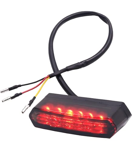 HIGHSIDER Feu arrière à LED pour moto ProtonModul, homologué E (pièce
