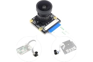 Waveshare IMX477-160 12.3MP Camera with 160°FOV 4056 × 3040 Resolution for Jetson Nano Developer Kit B01/Jetson Nano 2GB Developer Kit/Raspberry Pi Compute Module