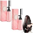 3-Second Hair Straightening Cream, Hair Straightener Treatment with Brush, Hair Straightening Treatment for Curly Hair, Hair Straightening Treatment for All Hair Types, 150ml (2Pcs)