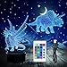 Produktbild 3D Nachtlicht, Optische Täuschung Dinosaurier-Nachtlampe 16 Farben mit Fernbedienung, Dekor LED Visuelles Nachtlicht für Kinder Geburtstag Geschenke (2Stck Acrylplatten)