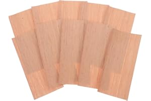 Healeved 10 Pièces Feuilles Cèdre pour Cèdre Espagnol Copeaux De Cèdre Accessoires pour Cave à Fournitures De Boîte à Bricolage Décor Bois De Cèdre Planche Fragrance