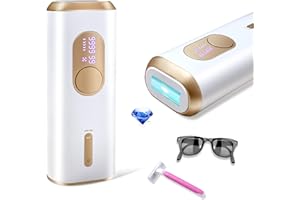 GOLLERRY-MRS Gollerry Mrs IPL Laser Hair Removal for Women Permanent，Sapphire Ice-Cooling IPL for Facial Legs Arms Whole Body Treatment，999999 Flashes FDA Cleared Home Use IPL Hair Removal Device.