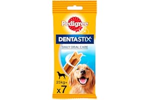 Pedigree Dentastix Premios para Perros Grandes de Higiene Oral Uso Diario - Pack de 10 x 7 Palos - Total: 70 Palos